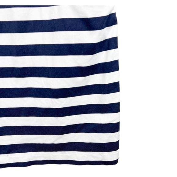 DRAPER JAMES Nassau Striped Shift Dress in Navy / White w/ Pockets Size 10 - Picture 7 of 13